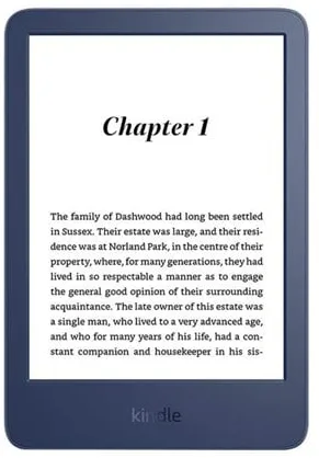Amazon Kindle 16GB - Denim Blue (Mainostuettu)