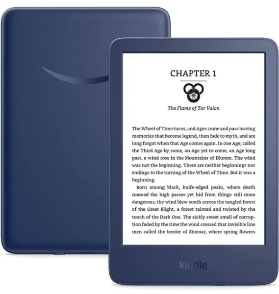 Amazon Kindle 16GB - Denim Blue (Ei mainoksia)